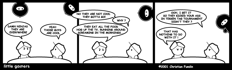 Ninjas!, they gotta go