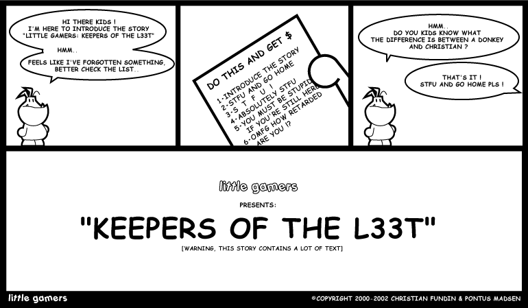 Keepers of the l33t #1