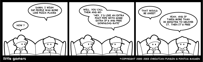 A pizza w/ extra bandwidth