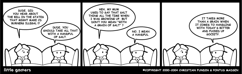 Handful of salt