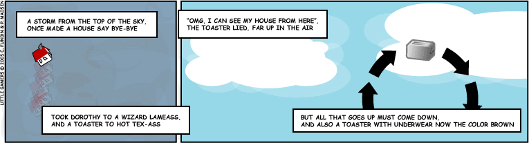 You’re toast ! x3