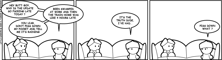 Liar, liar, pockets filled with urine