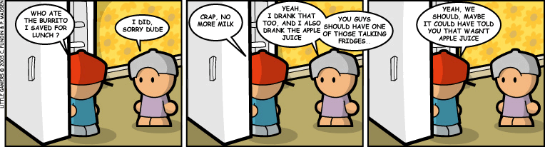 Talking fridge