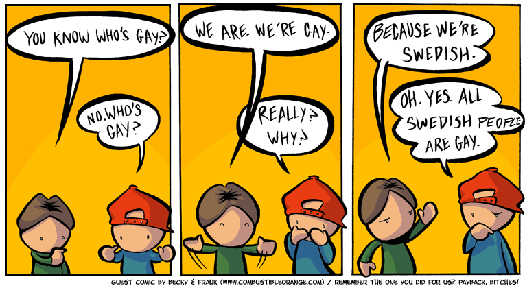 Guestcomic: Combustible orange