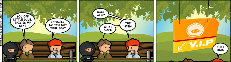 I saw the sign