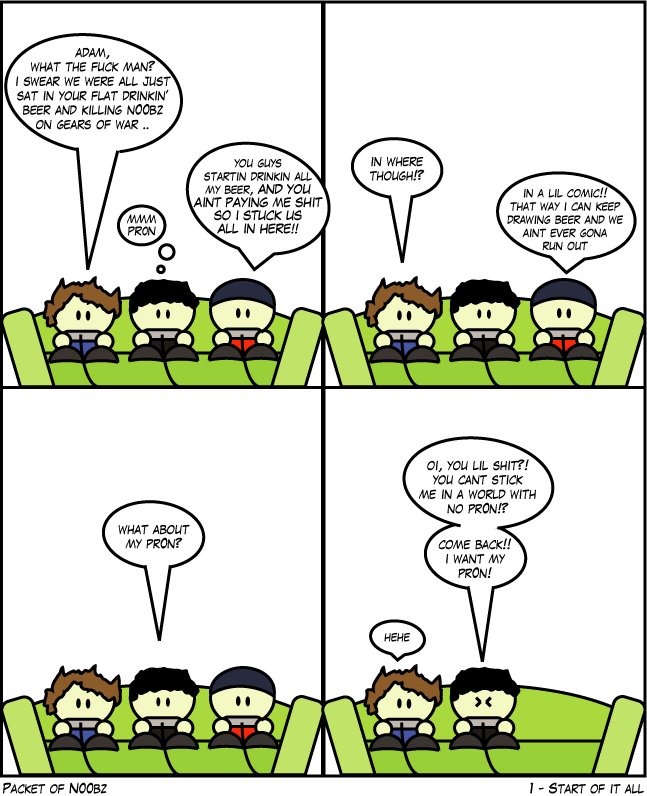 Guest comic: Packet of n00bz