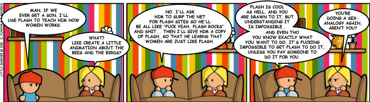 Flash is like women