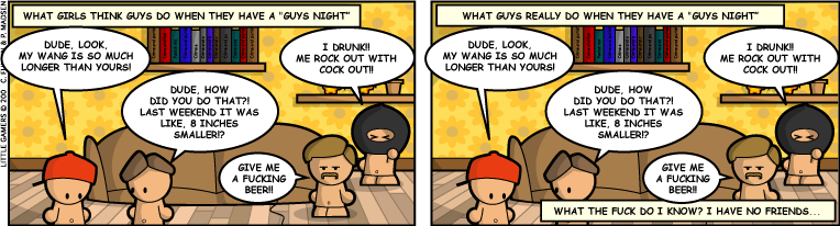 When boys are alone