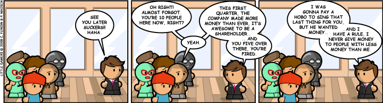 Damn it feels good to be a shareholder