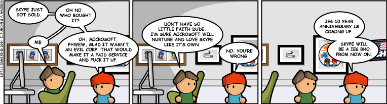 I’ll skype you in the ass