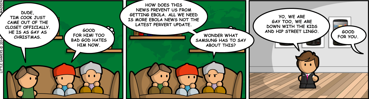 The rainbow apple symbol finally makes sense