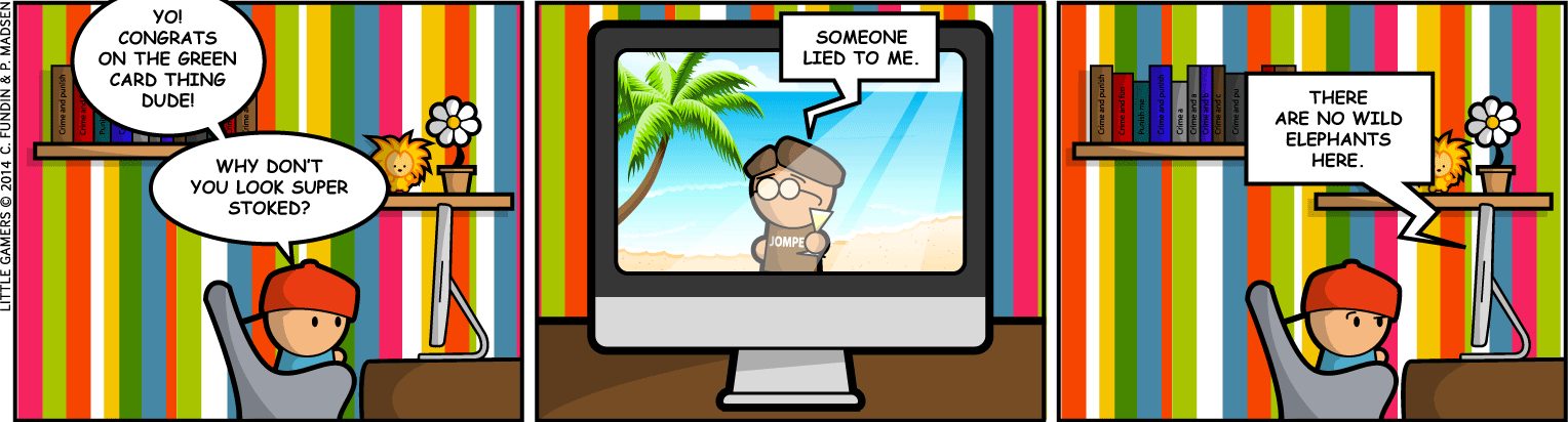 Jompe, the globetrotter