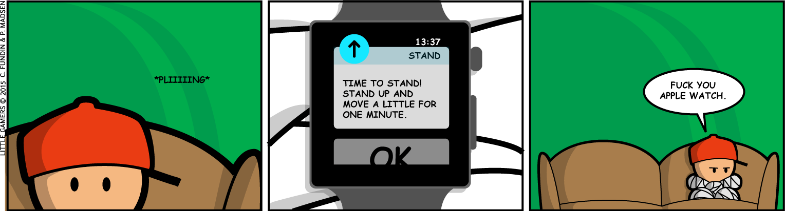 Will the real gadget nerd please stand up, please stand up.