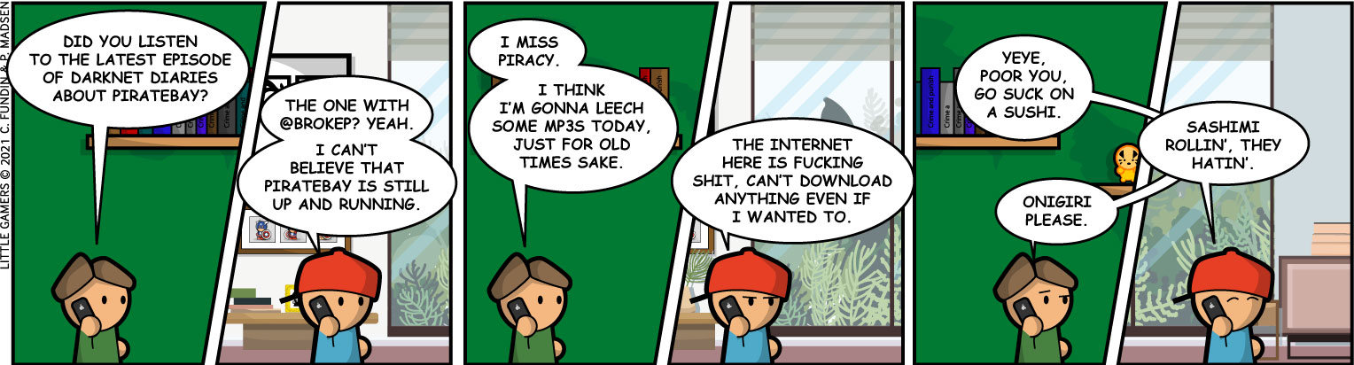 The pirated bay of delicious fish