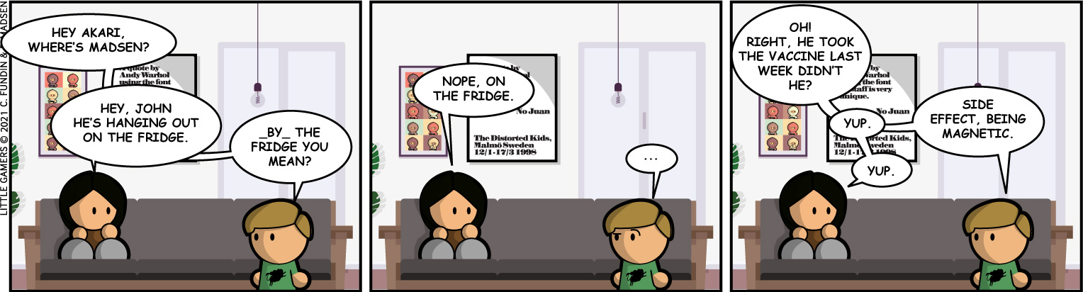 Hanging on by a forehead incident