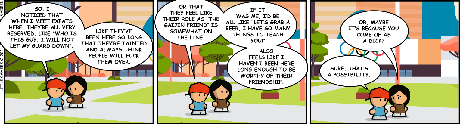 Trying to make new friends incident