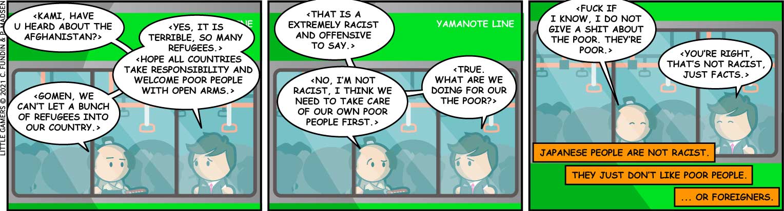 Racist facts on the train