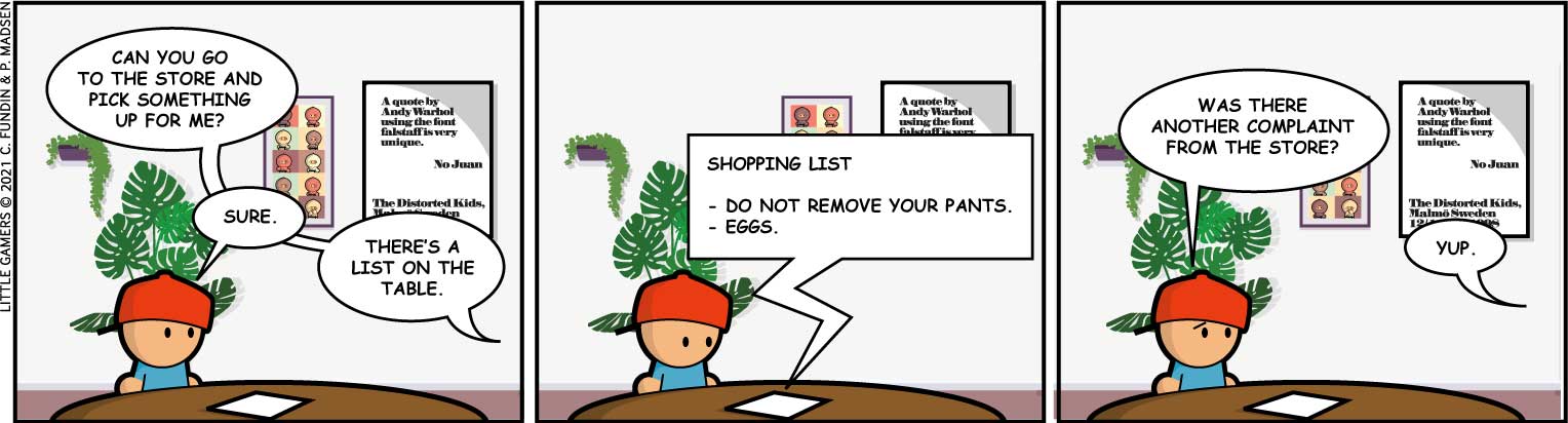 The shopping incident