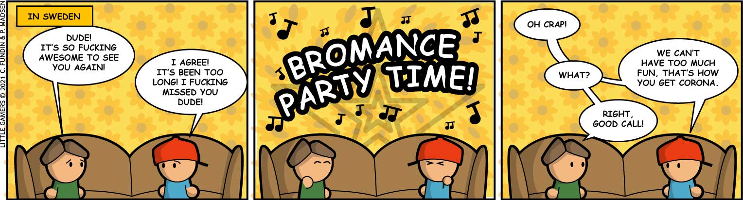 Bromance party time!