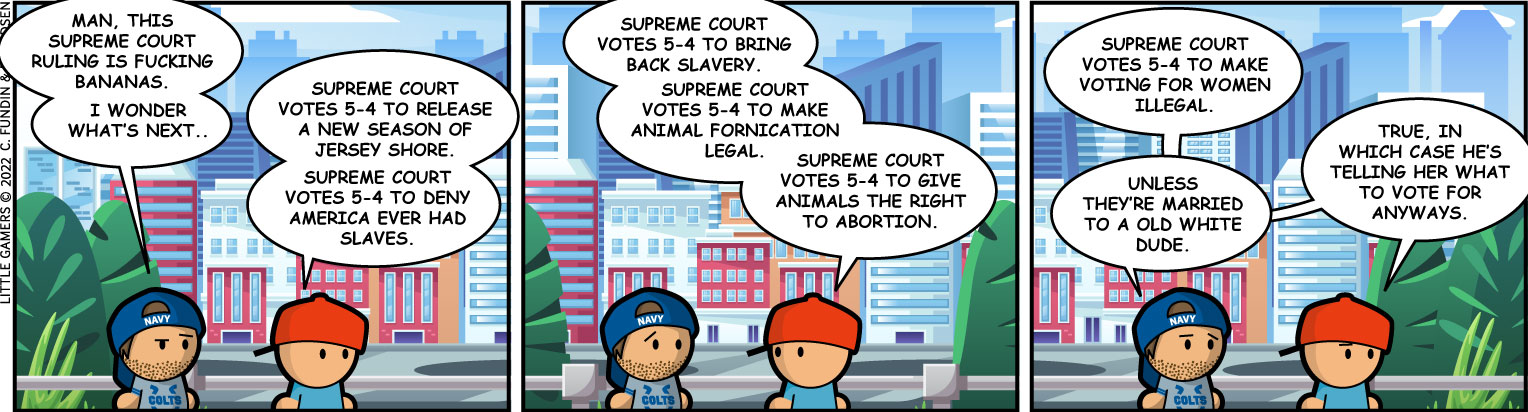 5-4 votes agains humanity