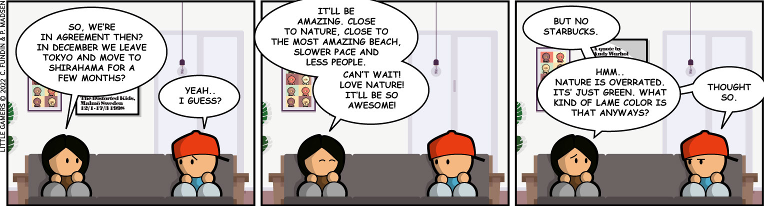 Overrated colors of tranquility